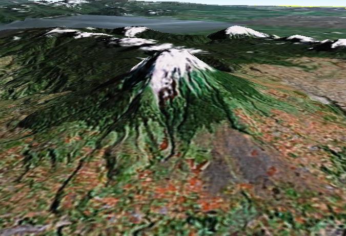 Vulcano Sinabung 3D